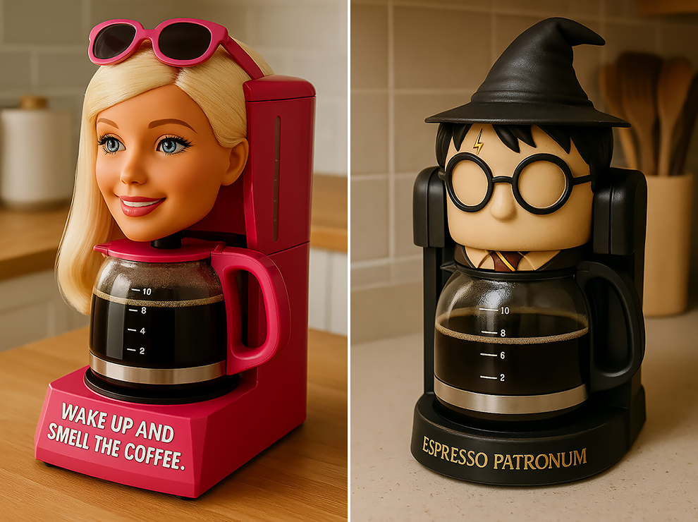 An Artist Combines Classic Movies With Coffee Machines Using AI » Design You Trust — Design Daily Since 2007