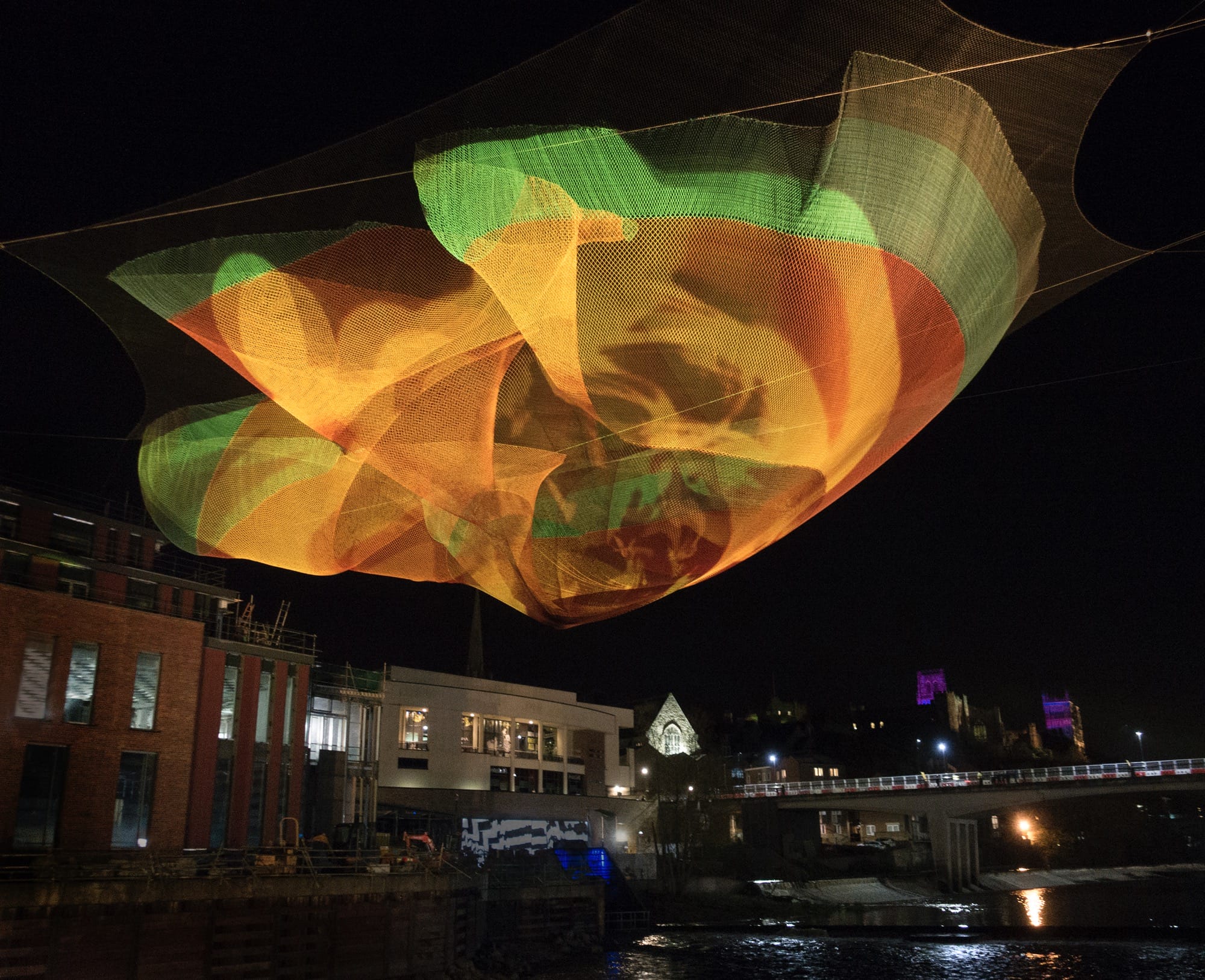 Janet Echelman’s Suspended Nets Radiate Across 25 Years in ‘Radical Softness’ — Colossal