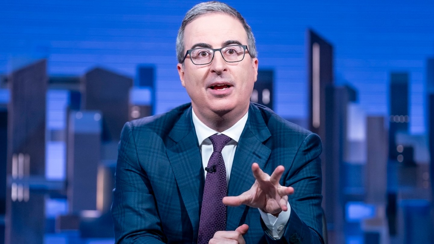 John Oliver Mocks Trump White House Roof Walk