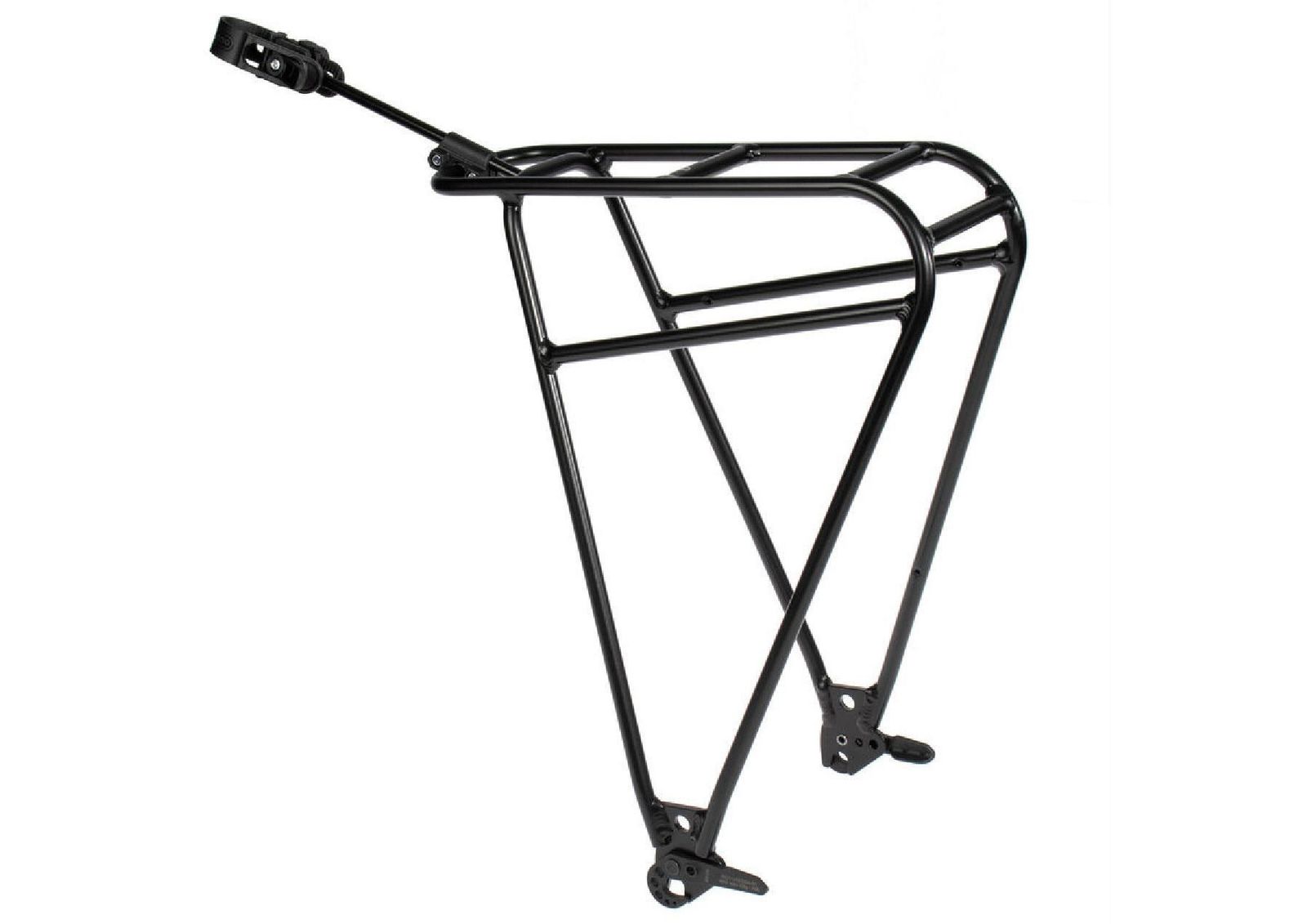 Ortleib Quick Rack rear rack for bikepacking in black