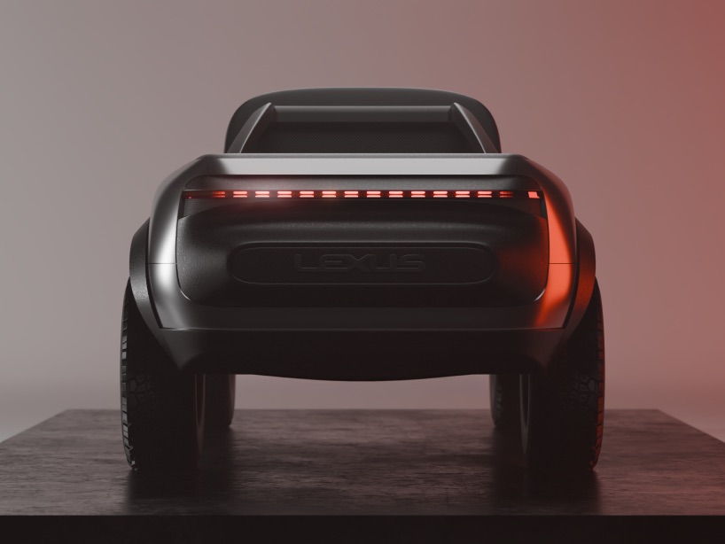 seabrook studio envisions lexus ex truck concept with sculpted curves and elevated stance