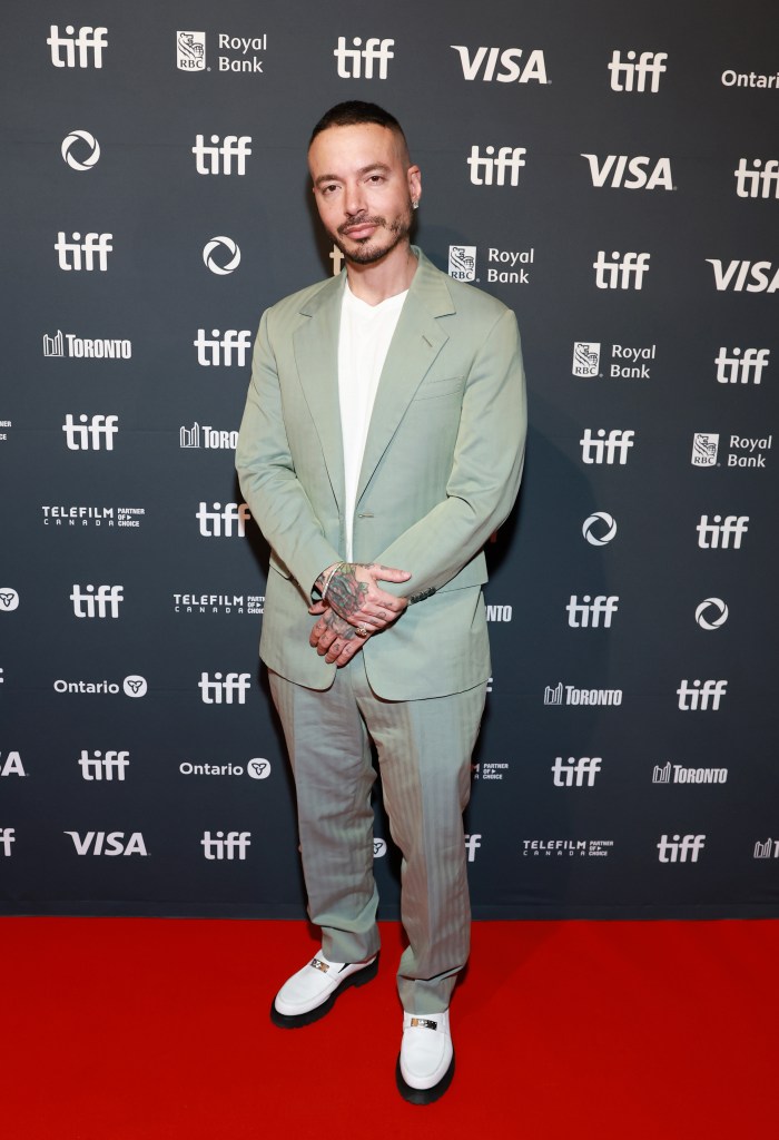 J Balvin attends the premiere of "Little Lorraine" during the 2025 Toronto International Film Festival at Scotiabank Theatre on September 05, 2025 in Toronto, Ontario