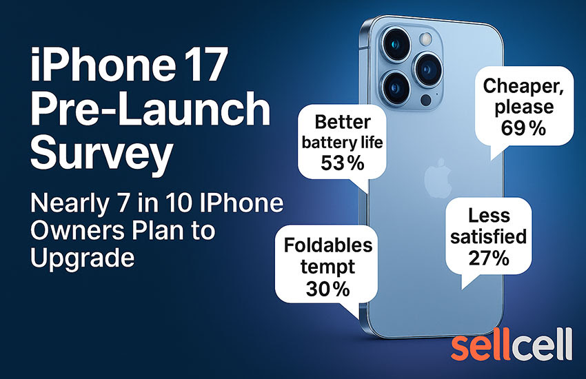 iPhone 17 survey from SellCell