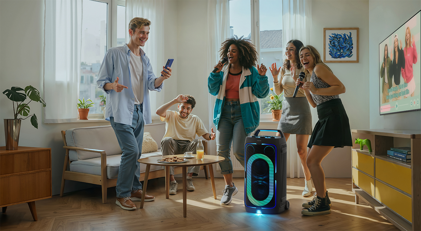 samsung Sound Tower party speaker.